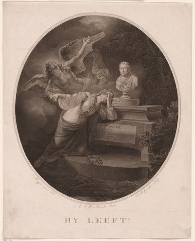 Minnestryck för Hendrik Hooft Daniëlsz. av Lambertus Antonius Claessens