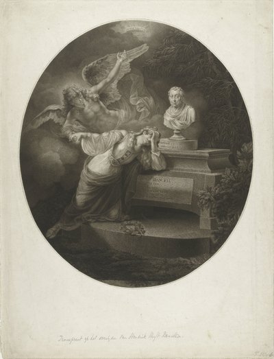 Minnestryck för Hendrik Hooft Daniëlsz. av Lambertus Antonius Claessens
