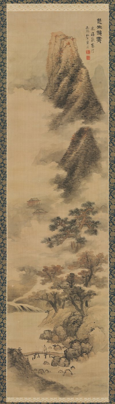 Rensa höstdimmor i Chu-bergen, 1600-talet. av Lan Ying