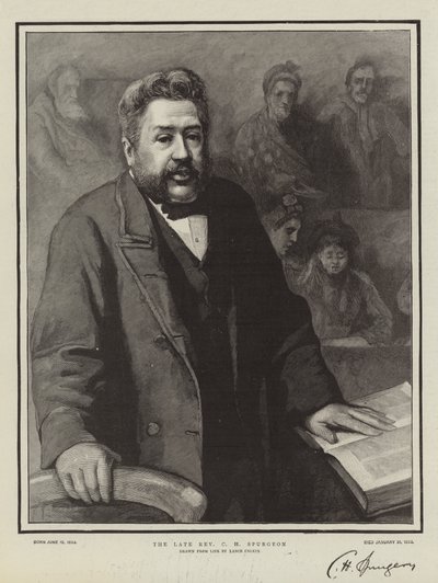 Den framlidne pastorn C H Spurgeon av Lance Calkin