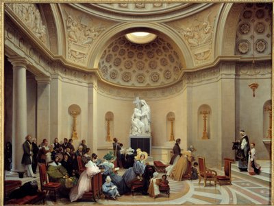 Ceremoni vid försoningskapellet 1835 (Parisiska kapellet beläget på 29, rue Pasquier i 8:e arrondissementet). Målning av Theodore Turpin De Crisse (1782-1859) av Lancelot Théodore Turpin de Crissé de Crissé