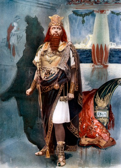 Herbert Beerbohm-träd i Herodes, c1902. av Langfier Photo