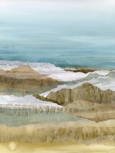 Abstrakta bergskikt av Lara Eckerman