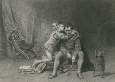 Prins Arthur och Hubert, kung John av Laslett John Pott