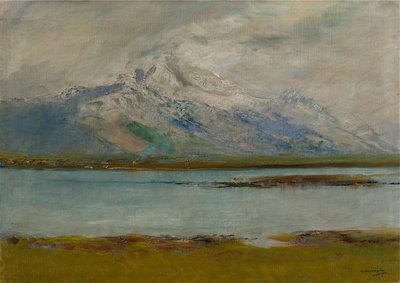 Tatralandskap, 1890-95 av Laszlo Mednyanszky