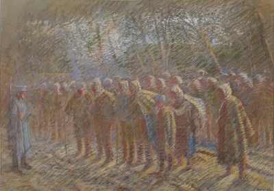 Krigsfångarna, 1914. av Laszlo Mednyanszky