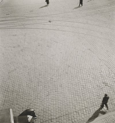 Utan titel, c. 1920 (kontakttryck i gelatinsilver) av Laszlo Moholy Nagy