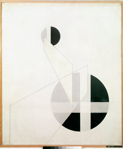 Komposition A XX-målning av Laszlo Moholy-Nagy av Laszlo Moholy Nagy
