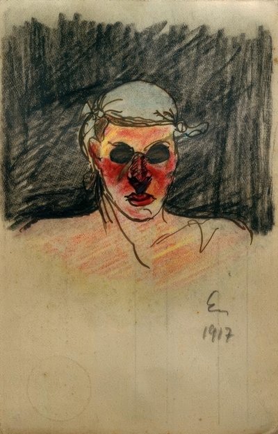 Jag (som en skadad man) av Laszlo Moholy Nagy