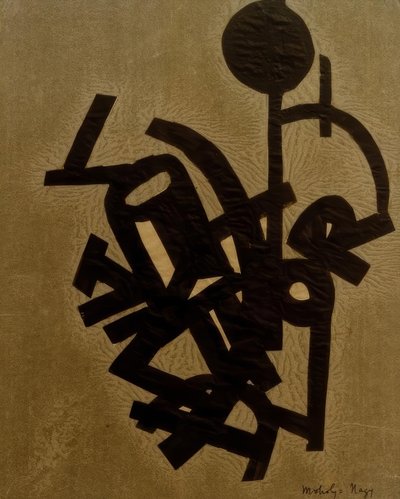 Namnlös (collage med R) av Laszlo Moholy Nagy