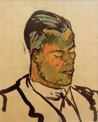 Utan titel (Min bror Jenö) av Laszlo Moholy Nagy