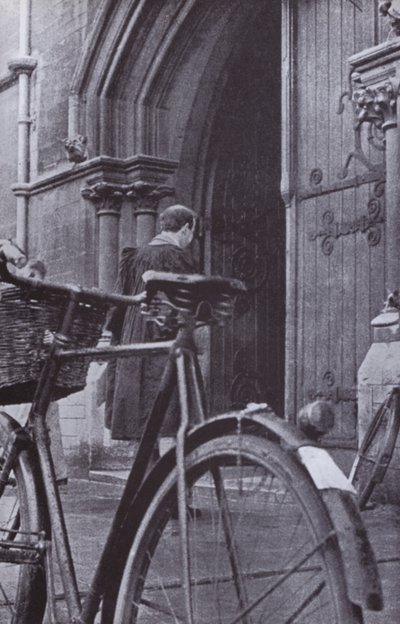 Oxford University scen (s/v foto) av Laszlo Moholy Nagy