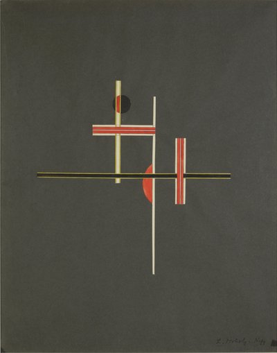 Röd och svart balans, 1922 av Laszlo Moholy Nagy