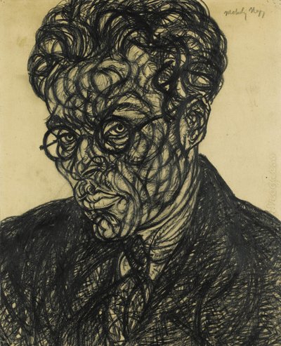 Självporträtt. av Laszlo Moholy Nagy