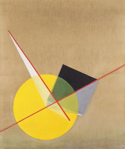 Gul cirkel av Laszlo Moholy Nagy