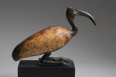 Ibis (brons och trä) av Late Period Egyptian