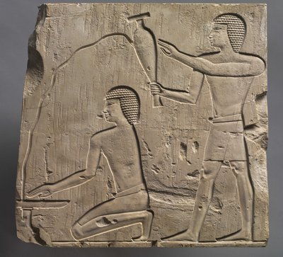 Präster som utför begravningsriter, c.667-647 f.Kr av Late Period Egyptian