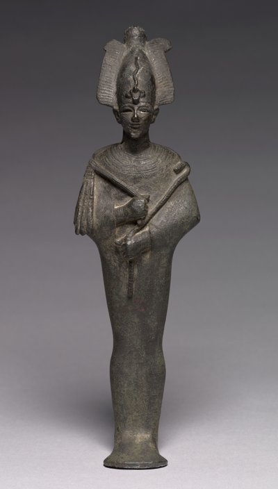 Statyett av Osiris, 664-30 f.Kr av Late Period Egyptian