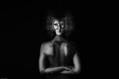 Den mystiska maskerade kvinnan av Laura Benvenuti