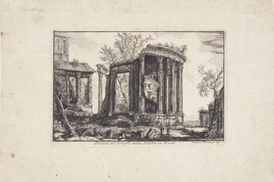Sibylla-templet i Tivoli av Laura Piranesi