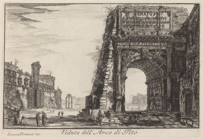 Titusbågen av Laura Piranesi after Giovanni Battista Piranesi