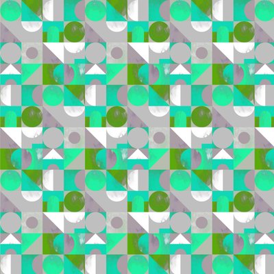 Toy Blocks small - green, 2013 (blandteknik) av Laurence Lavallee