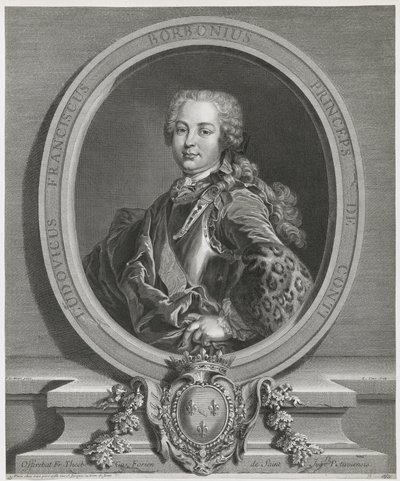 Laurent Cars - Louis François de Bourbon, prins av Conti av Laurent Cars