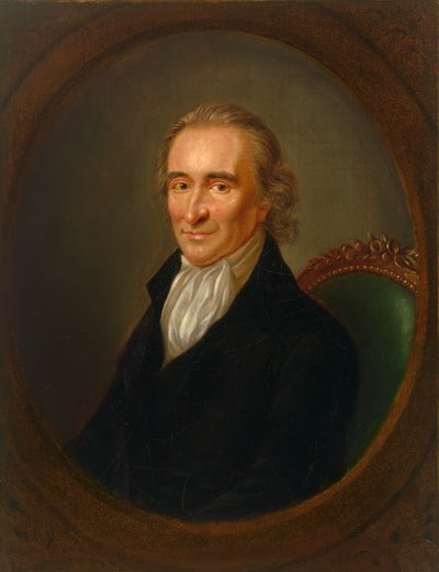 Thomas Paine (1737-1809), ca 1792 (olja på duk) av Laurent Dabos