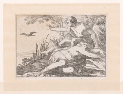 Apollo en Coronis av Laurent de La Hire