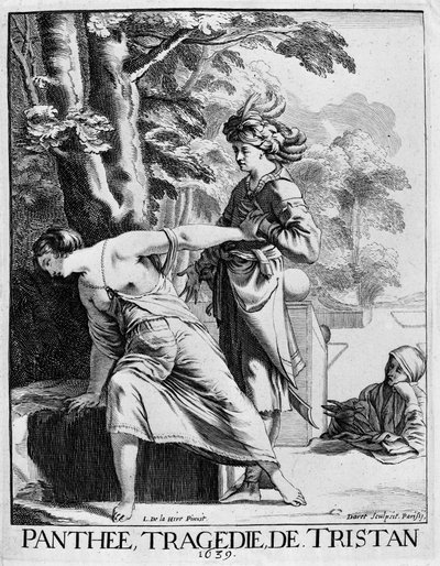 Araspe förklarar sin passion för Panthee - Panthee, tragedi av Francois l