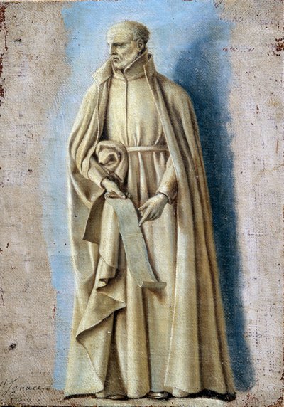 Saint Ignace håller i en bokrulle som innehåller reglerna för hans beställning Målning med camaieu på duk av Laurent de La Hyre (1606-1656) 1600-talets sön. 0,33 x 0,23 m Paris. Louvren av Laurent de la Hyre