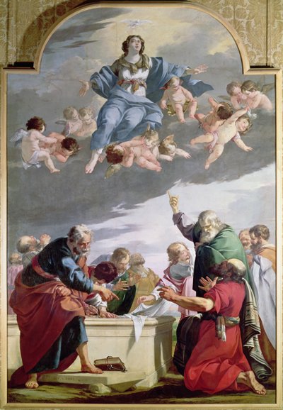 Jomfruens himmelfart, 1635 swed av Laurent de la Hyre