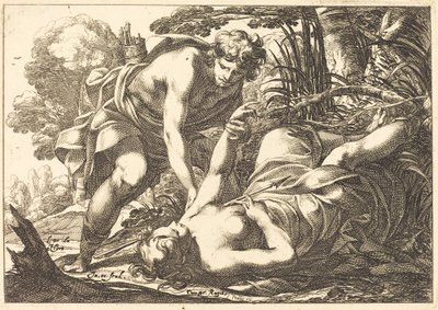 Cephalus och Procris av Laurent de la Hyre