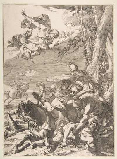 Omvandling av St. Paul, ca. 1637. av Laurent de la Hyre