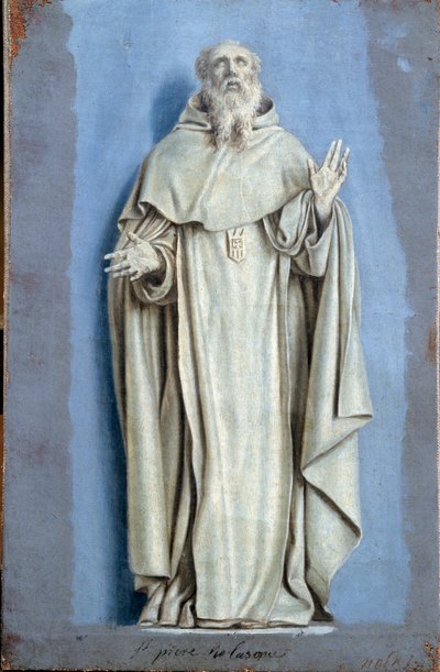Saint Pierre Nolasque (1189-1256) i extas Målning med camaieu på duk av Laurent de La Hyre (1606-1656) 1600-talets sön. 0,36 x 0,23 m Paris. Louvren av Laurent de la Hyre