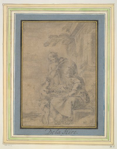 Den heliga familjen av Laurent de la Hyre
