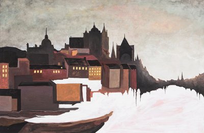 S:t Petersburg, ca 2021 (akryl på duk) av Laurie Michaels