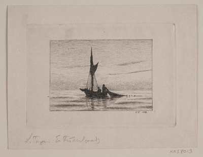En fiskebåt av Laurits Regner Tuxen
