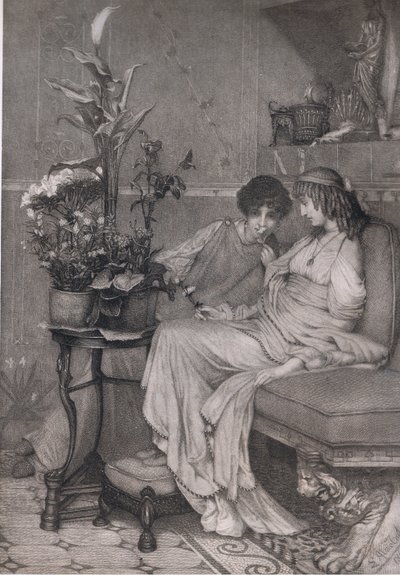 I förtroende, Bibbys Annual av Lawrence (after) Alma Tadema