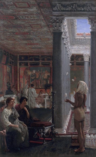 En jonglör av Lawrence Alma-Tadema