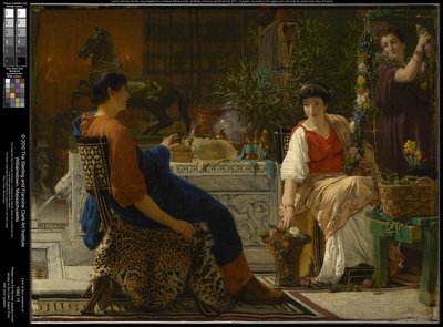 Förberedelser för festligheterna (Blomsterkransen) av Lawrence Alma-Tadema