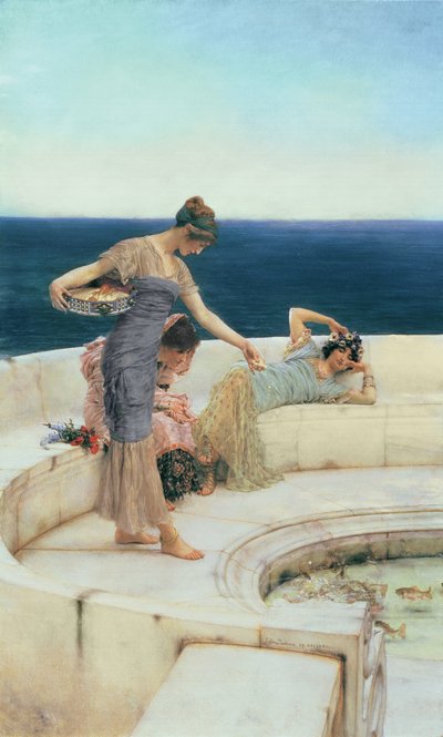 Silverfavoriter, ca 1903 (olja på panel) av Lawrence Alma-Tadema
