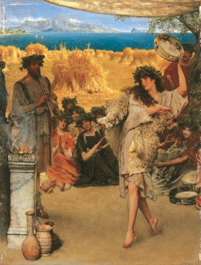 Ein Erntefest, 1880 von Lawrence Alma Tadema