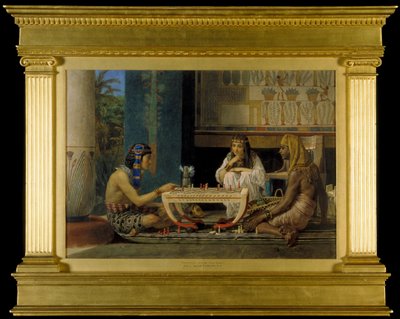 Egyptiska schackspelare, 1865 av Lawrence Alma Tadema