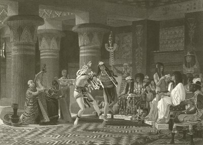 Fritidssysselsättning i det gamla Egypten av Lawrence Alma Tadema