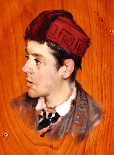 Sir Herbert Thompson, Bart., ca. 1877 von Lawrence Alma Tadema