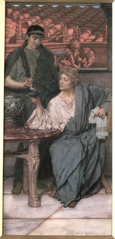 De romerska vinprovarna av Lawrence Alma Tadema