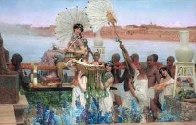 Upptäckten av Moses av Lawrence Alma Tadema