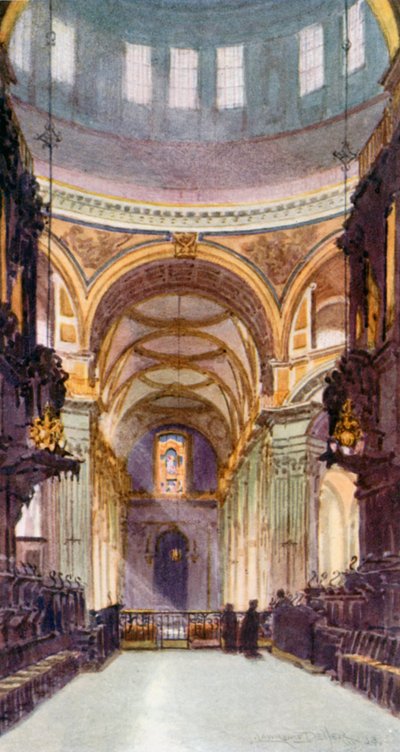 The Whispering Gallery (färglitografi) av Lawrence Deller