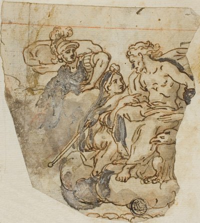 Zeus och Psyke av Lazzaro Tavarone